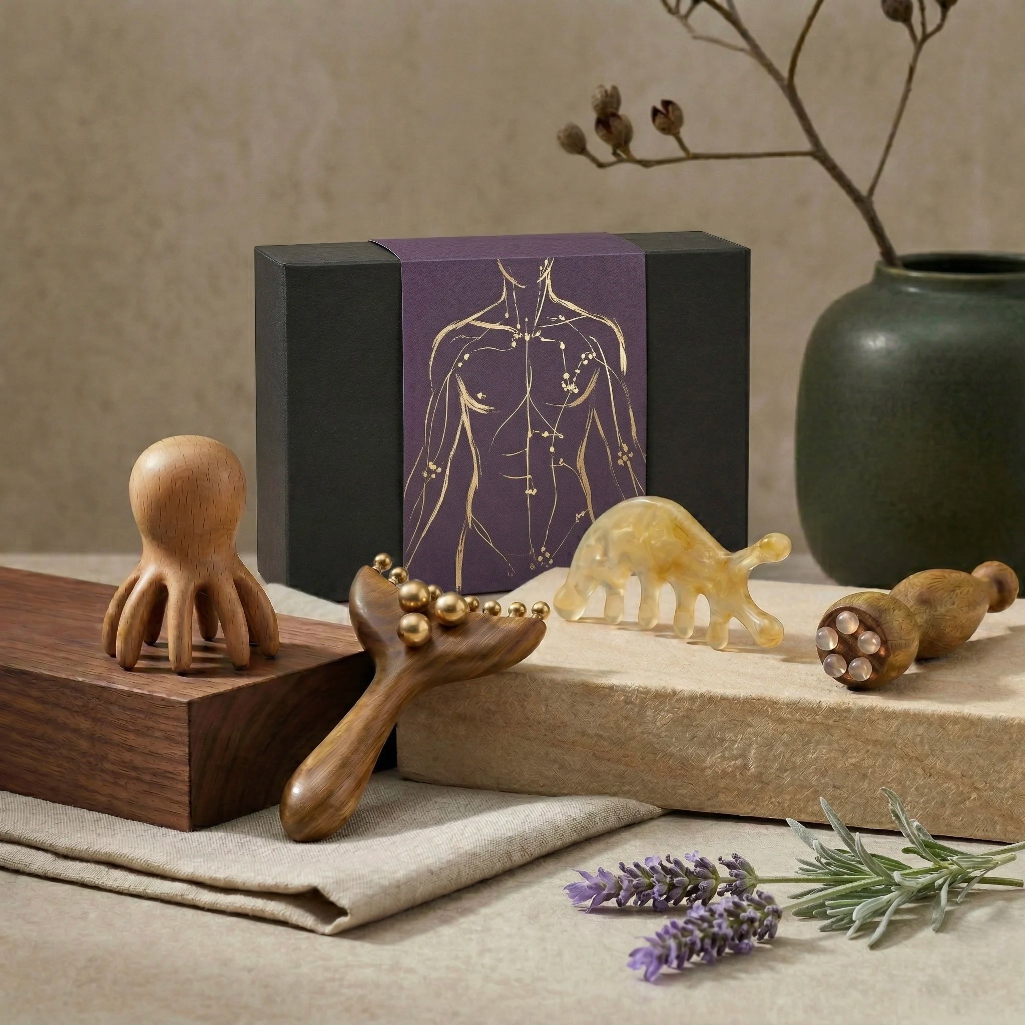 Brass Pin Brush: The Fascial Spring-Release (铜针刷)